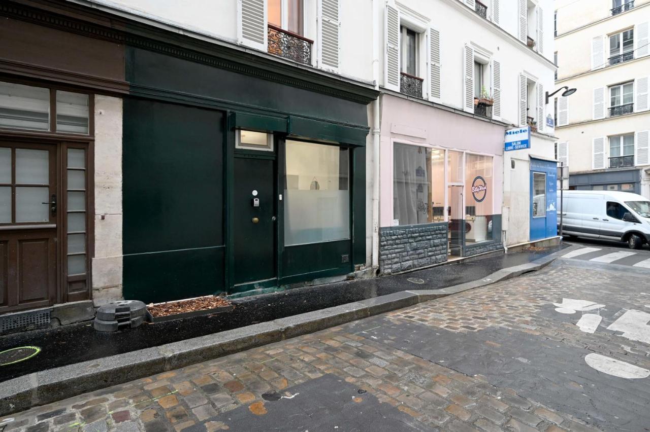 Apartamento Black & White - Chic & Petit Maison- Pigalle 9Eme París Exterior foto